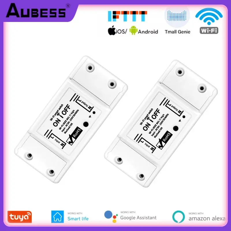 

Wifi Mini Breaker Module Diy Smart Home 10a Smart Light Switch App Remote Control Tuya Work With Alexa Google Home