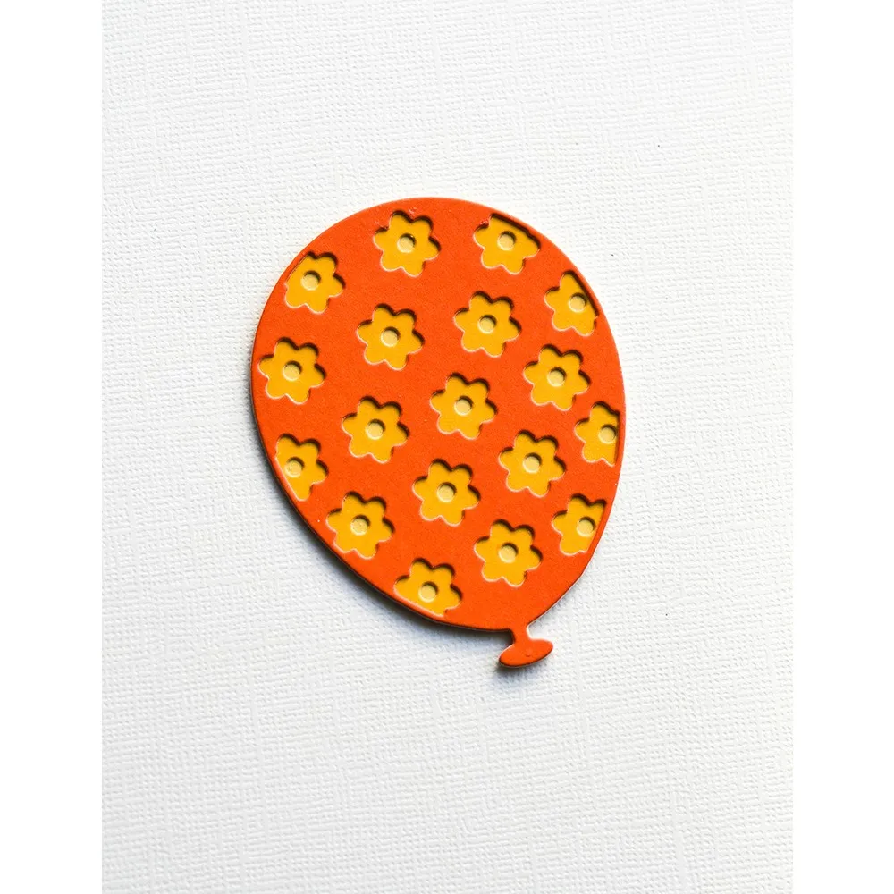 

Цветочный воздушный шар слой металлическая высечка 2022 новые формы «сделай сам» Скрапбукинг изготовление бумаги резки ремесла большая высе...