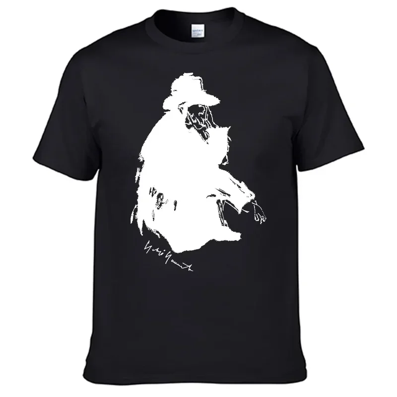 Футболка Yohji-Yamamoto мужская рубашка из 100% хлопка