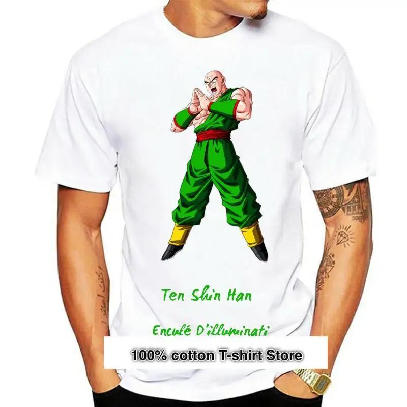 

Белый цвет Camiseta для hombre, camisa de diez shin han illumin, camiseta para mujer