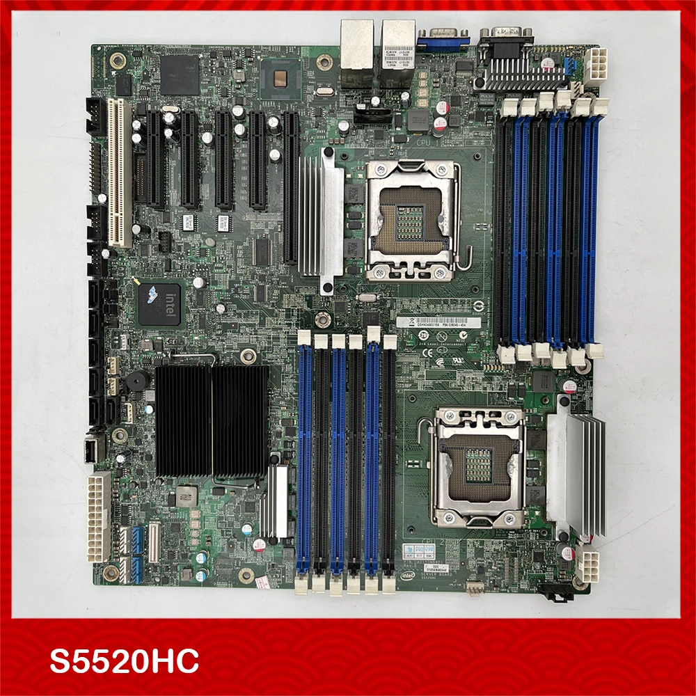 Original Server Motherboard For Intel For S5520HC LGA1366 Game Multi Open Virtual Machine Dual Channel X58  Good Quality