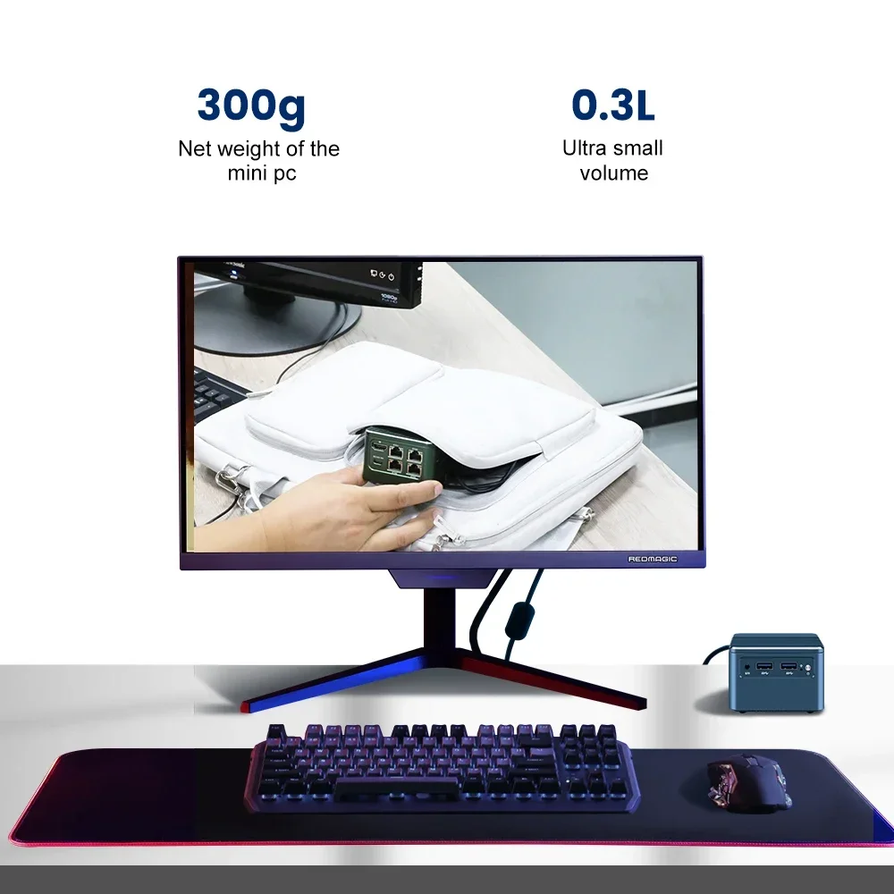 CWWK M1 Super Mini Soft Router 12-го поколения Alder Lake i3 N200 4xIntel 2.5G LAN Брандмауэр Компьютер Type-C Proxmox