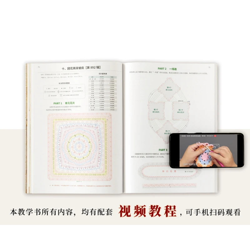 Семейная крючковая учебная книга Сьюзан серия Dunhuang 6 креативная для вязания