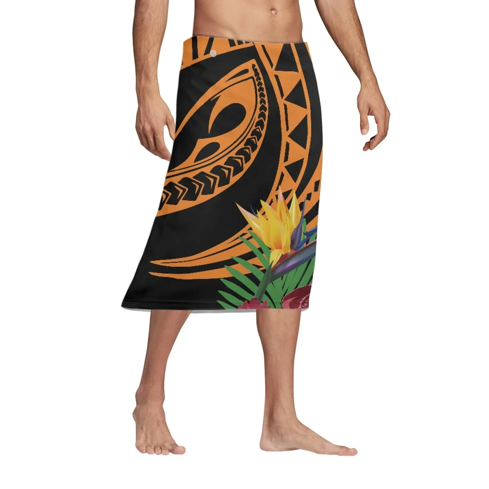 Мужская юбка без рукавов Повседневная Свободная короткая с разноцветным