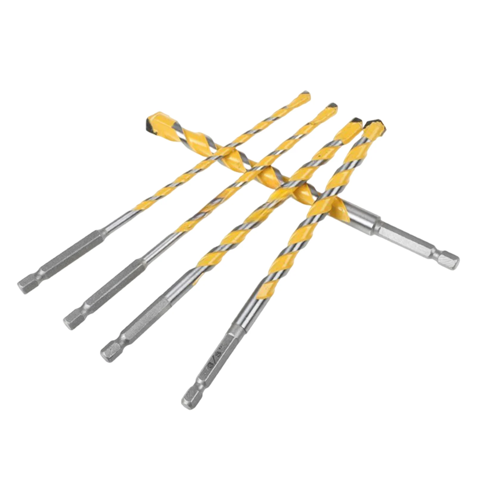 

Glass Brick Concrete Drill Bit Set Shockproof Home Masonry Tools Professional Hex Shank Tile Plastic Cement Industrial Strength