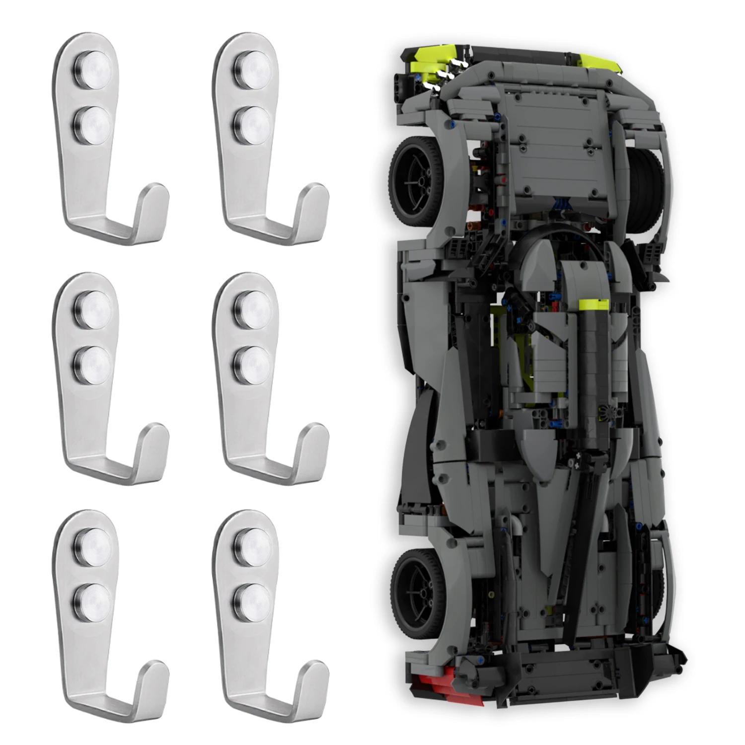 Настенный крючок XGREPACK для Lego 42156 PEUGEOT 9X8 24H Le Mans Hybrid Hypercar (42156 настенный крючок)