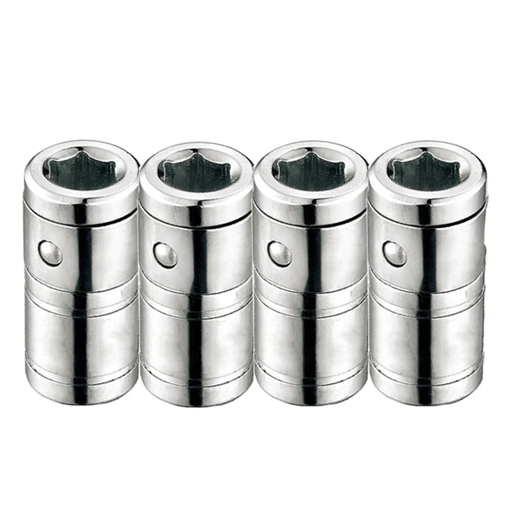 

4PCS 1/4" Square Drive To 1/4" Hex Socket Bits Converter Screwdriver Bit Adapter Wrench Socket Repair Tools