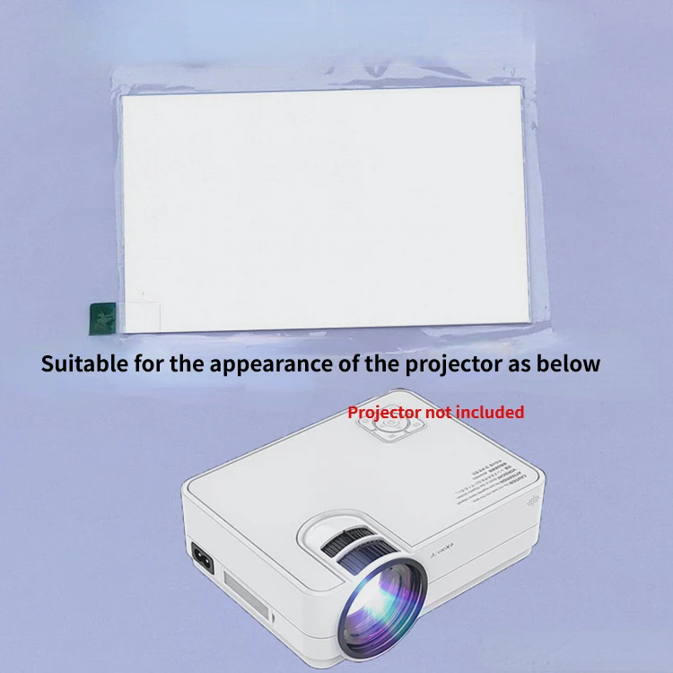 

104*63.5*1.2MM High Temperature Thermal-isolating Polarizer Glass Micro LED Projector Repair Accessories