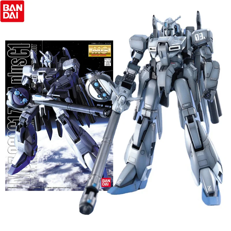 

Bandai Genuine Gundam Model Kit Anime Figure MG Zeta Plus MSZ-006C1 Collection Gunpla Anime Action Figure Toys for Children