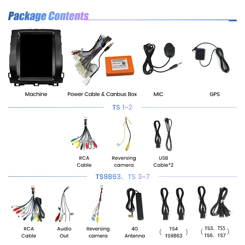 8G + 128G Android 11 DSP IPS Радио Стерео Для Toyota Prado 120.