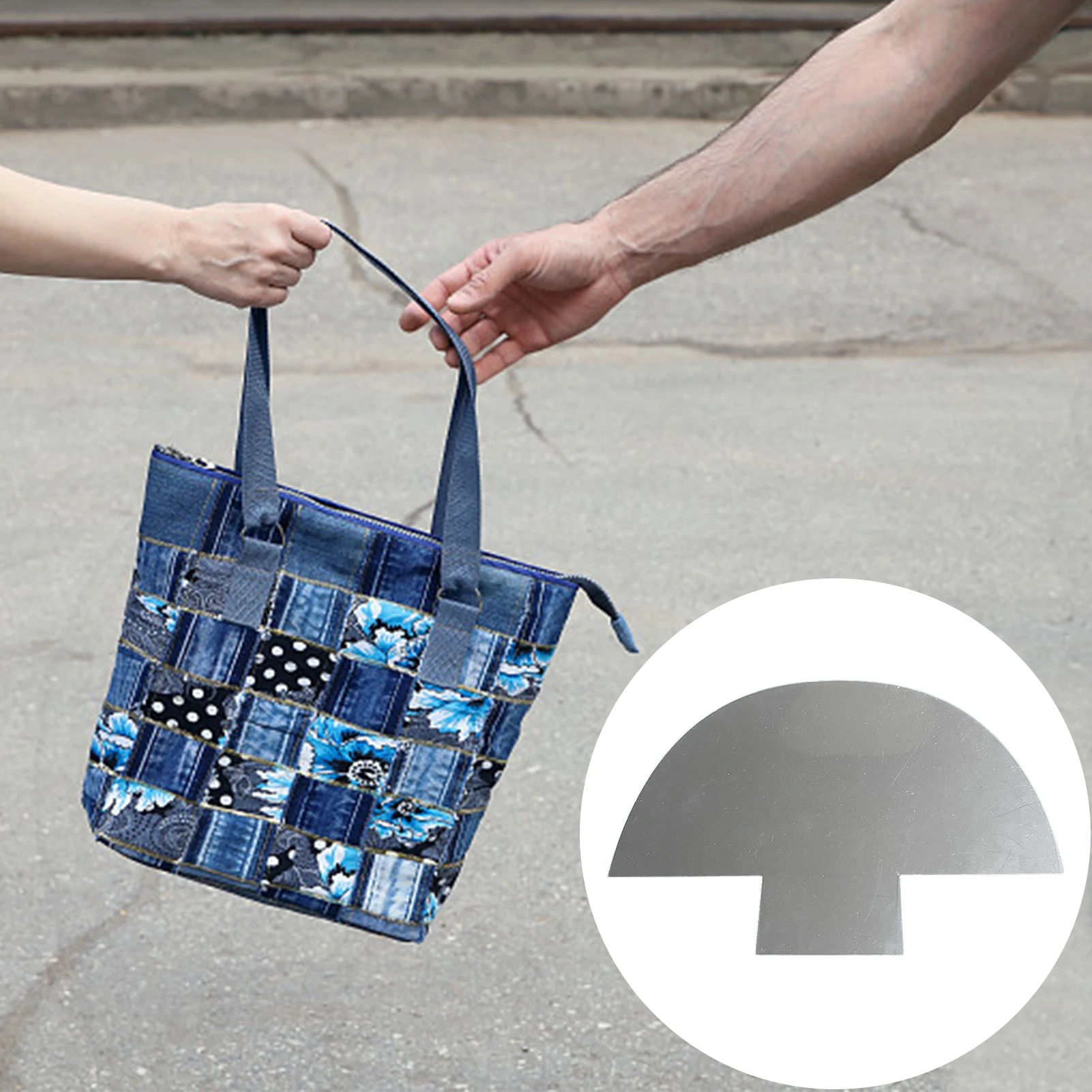 

Handbag Sewing Template Shoulder Bag Sewing Patterns Stencils DIY Craft Pattern Stitch Template Patchwork Template For Quilting