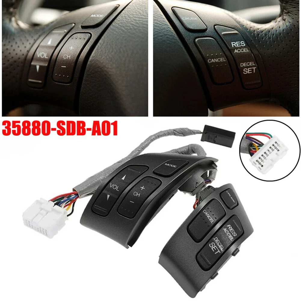 

Switch Control Switch 35880-SDB-A01ZA 35880-SDB-A21 For Accord Steering Wheel