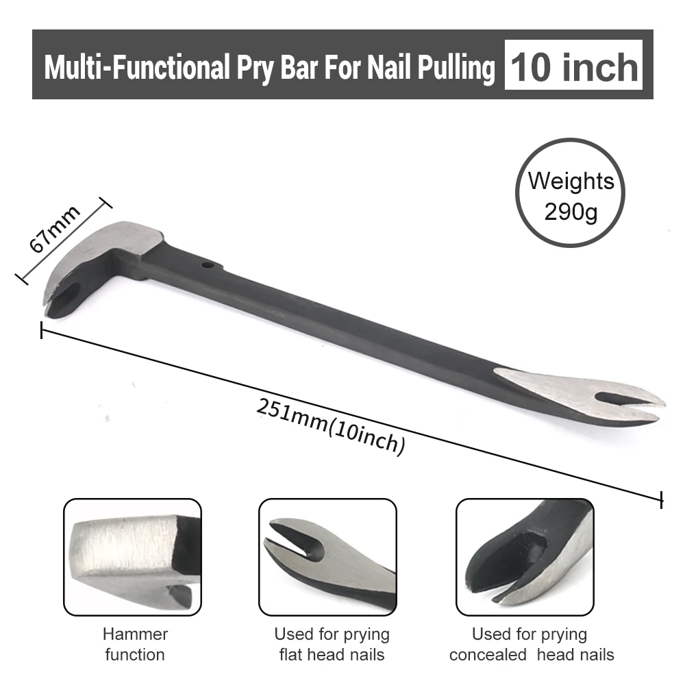 

Набор съемников гвоздей 3-в-1: универсальные монтирующие стержни для снятия гвоздей, мебели, автомобилей и механических разборщиков