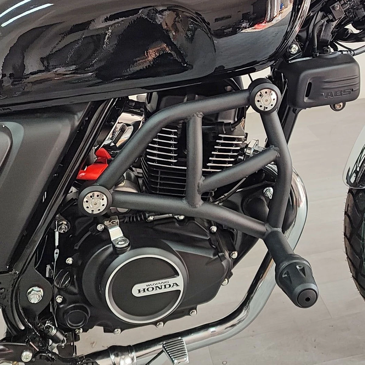 Фото Подходит для мотоцикла HONDA CGX150 CGX-150: модификация бампера с утолщенным противоударным бампером, защита от падений и столкновений. №4