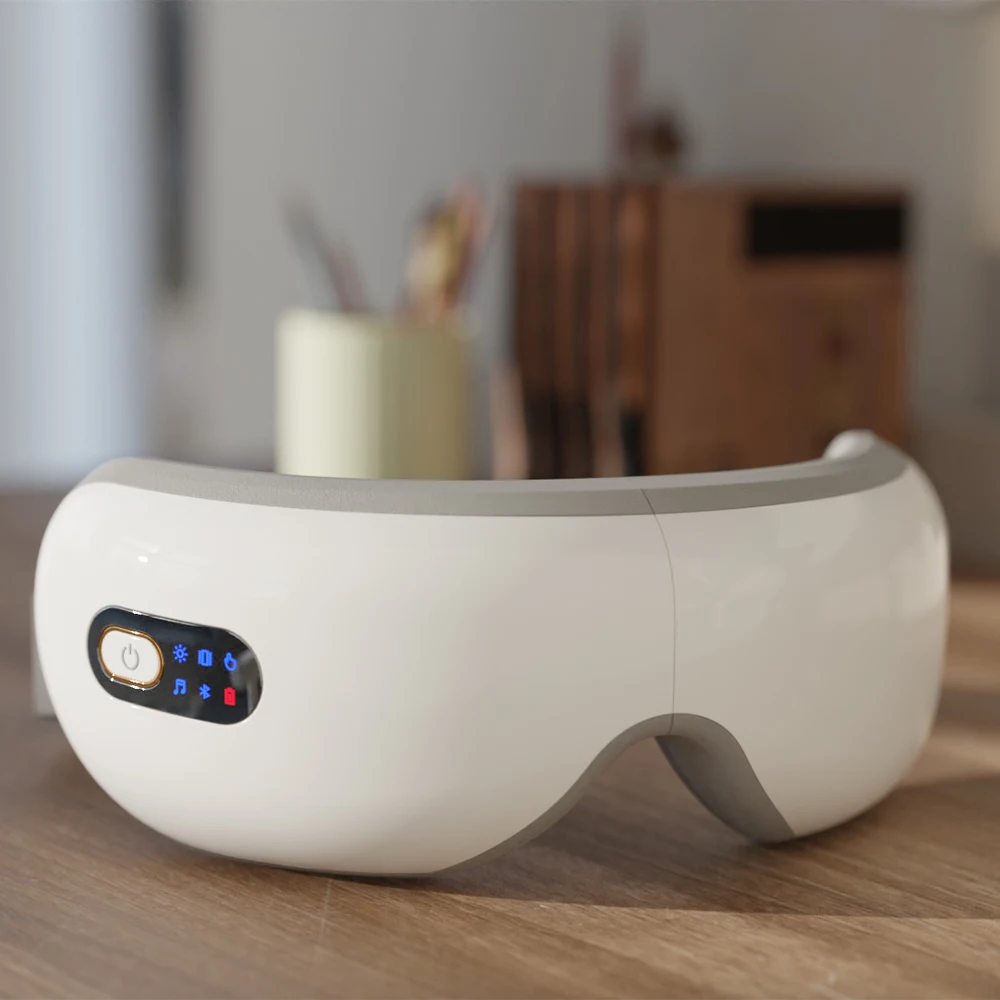 

3D Smart 5 Modes Eye Massager Airbag Vibration Eye Care Instrument Hot Compress Sleep Mask Relax Strain Bluetooth Music USB