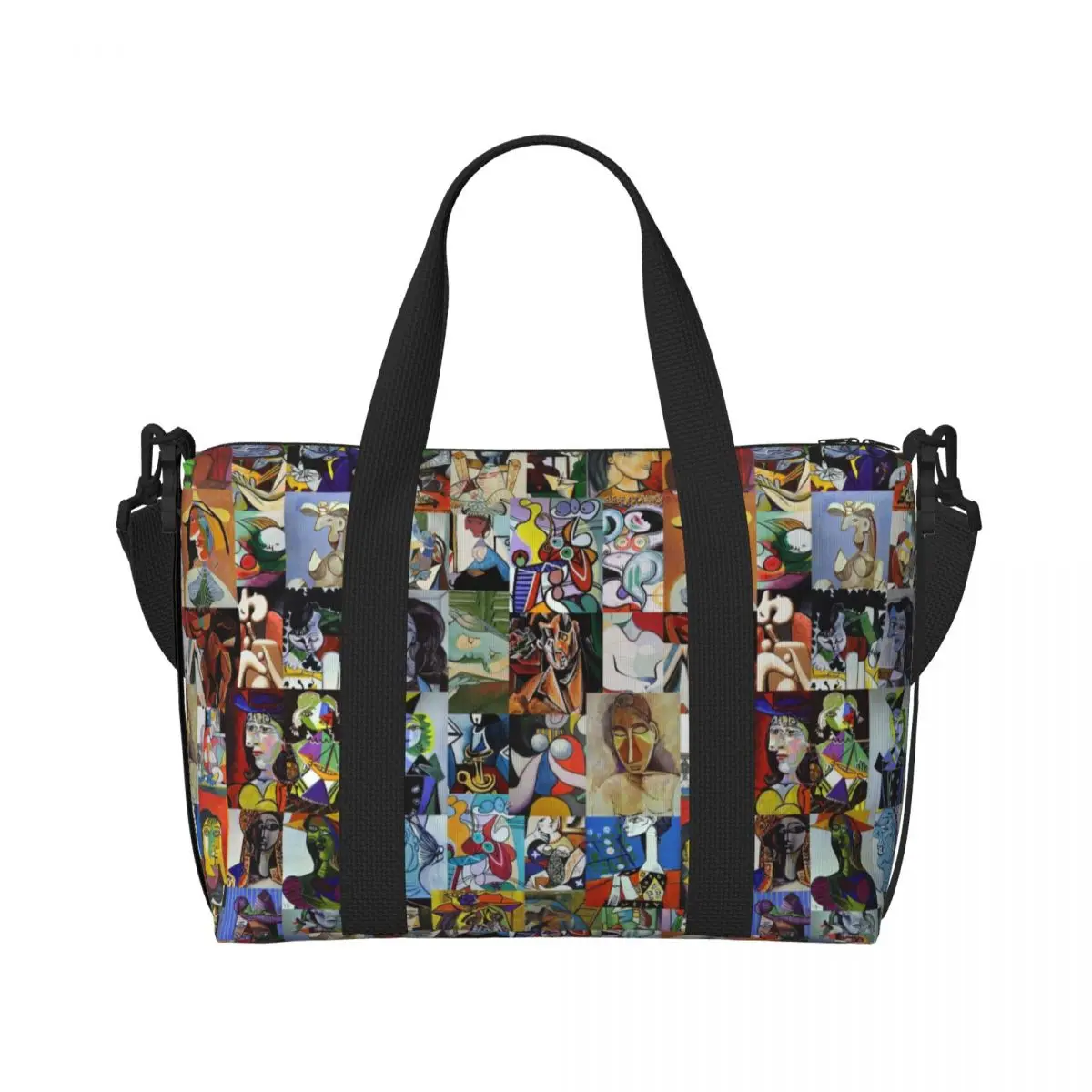 Багажная бирка с изображением пабло Пикассо на заказ именной карточкой