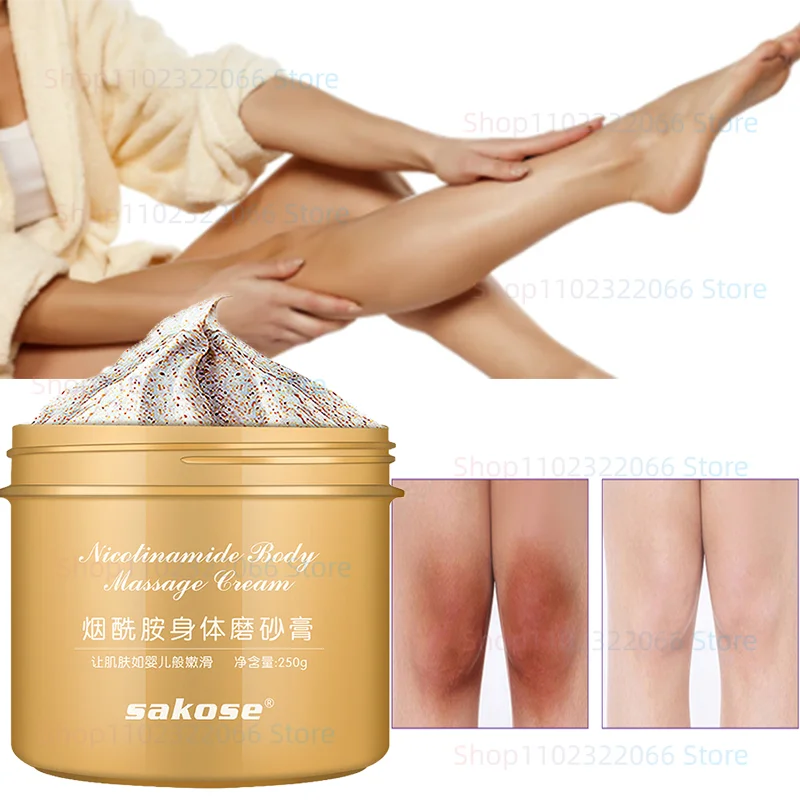 

Никотинамид, скраб для тела, отшелушивание и уменьшение гусиных ударов, скраб для глубокого очищения тела, отбеливание и очистка, необходим...