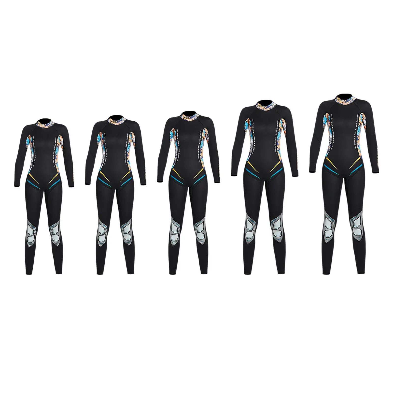 

Womens Wetsuits Neoprene 3mm Scuba Diving Suit for Water Sports