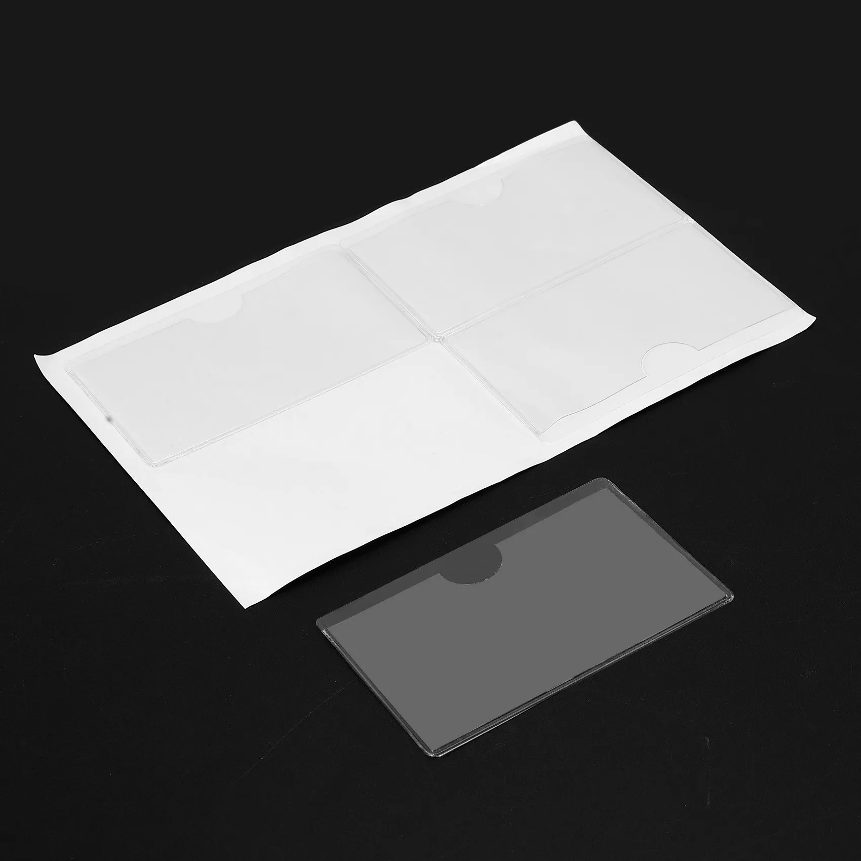 60 шт. самоклеящиеся держатели для этикеток карманы карт держатель прозрачные