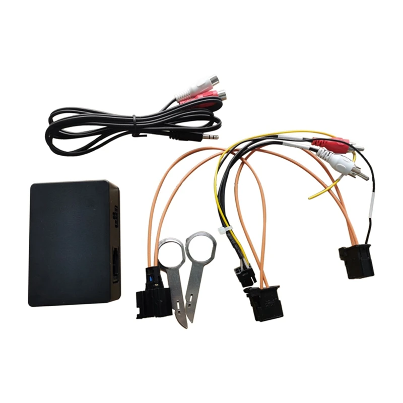 

For A6 A7 A8 Q7 AUX Car Optical Fiber Decoder Box Amplifier Adapter 2005 - 2009 2Gsystem External Sound Input