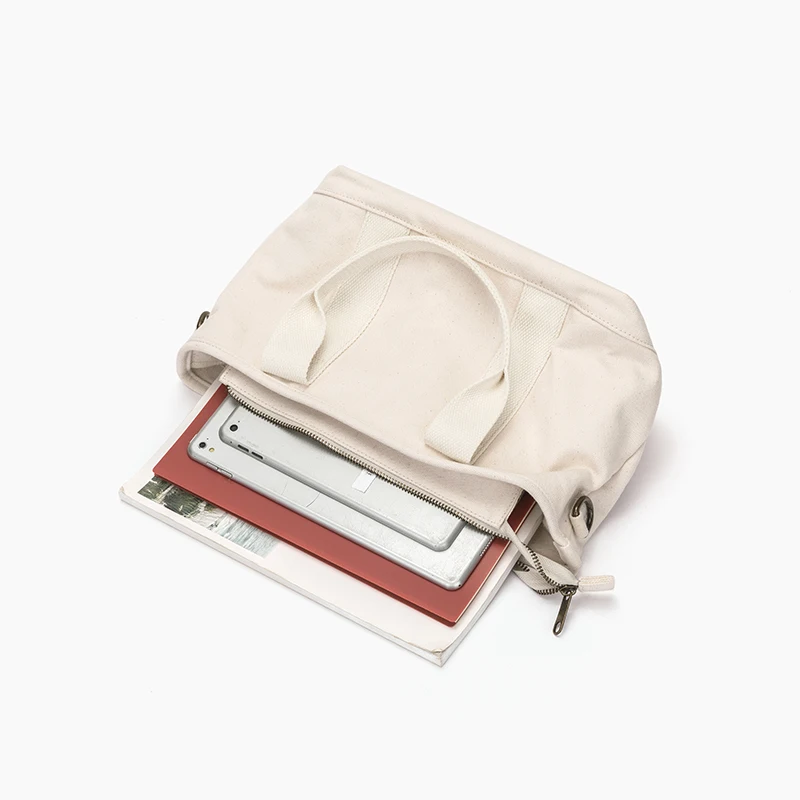 Женская Холщовая Сумка с текстурой вместительная Простая Сумка-тоут на одно