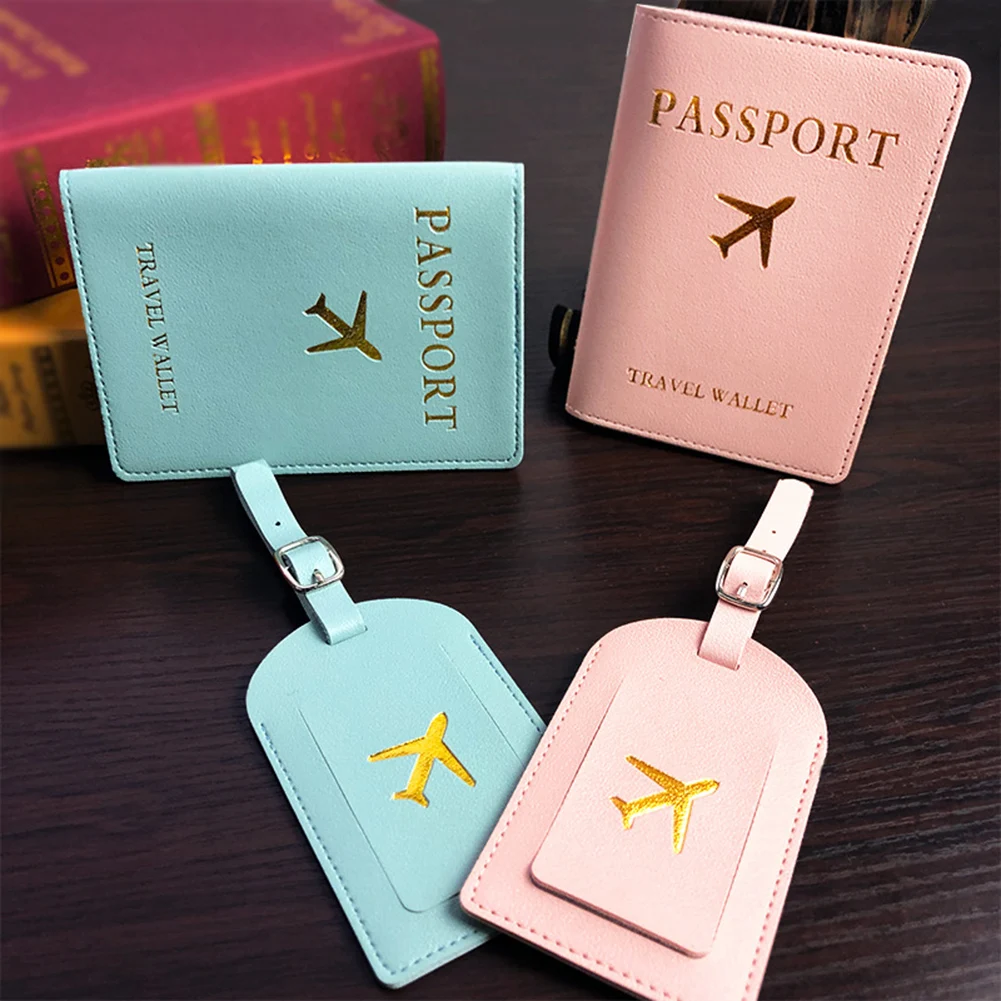 

Leather Name Luggage Tag Travel Accessories Women Men Portable Label Suitcase ID Address Holder Letter Baggage Boarding Gift