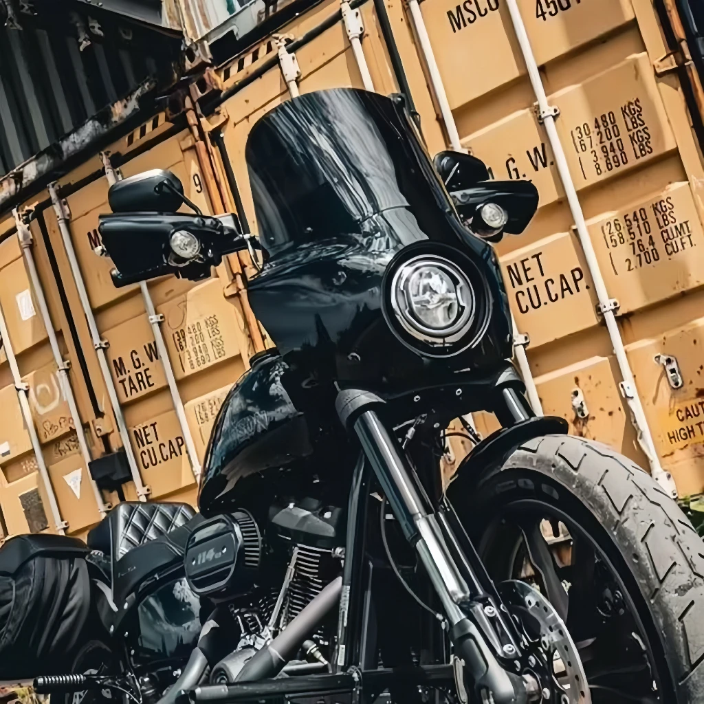 Фото Ветрозащитные защитные ограждения для мотоцикла Harley Softail Slim 2018-2021/Low Rider2018-2020/Low Rider S 2020-2023/Full Boy 2018-25 №3