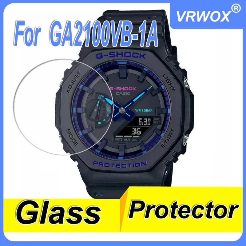

3Pcs 9H 2.5D Tempered Glass For Casio Men's GA2100VB-1A GA-2200 GMA-S2100 GA-900 GM-2100 Screen Protector