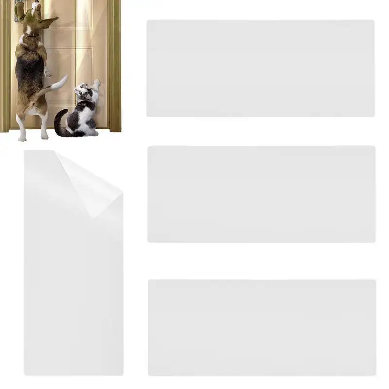 

Лента от царапин для кошек, защита от царапин для мебели, 3/4 шт., прозрачная защитная пленка из ПВХ для дверей, износостойкая Защита от царапин для кошек