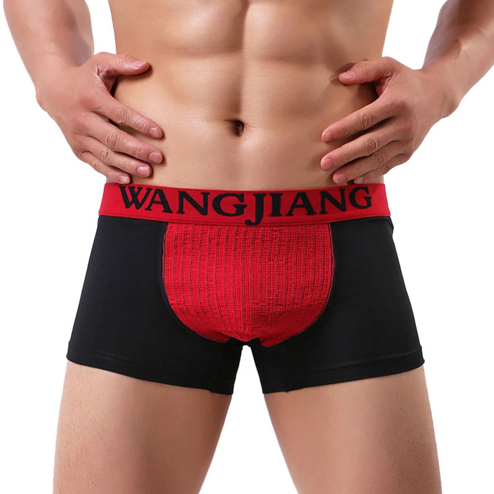 

Sexy Underwear Hot Man color Matching Boxers U-shaped Underpants Cotton Summer New Panties Male Gay Sexy Trunk Panties