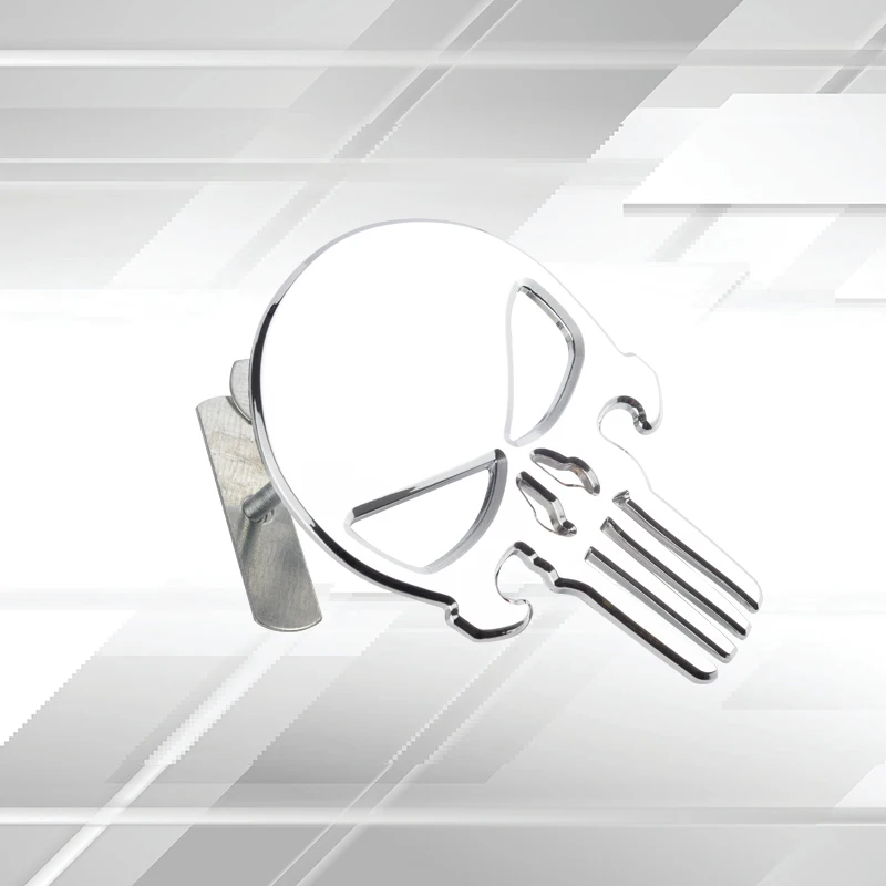 

Автомобильные значки, эмблема с черепом, металлические наклейки, наклейки на кузов, декор решетки для Jeep Gladiator Patriot Liberty Grand Cherokee Wrangler