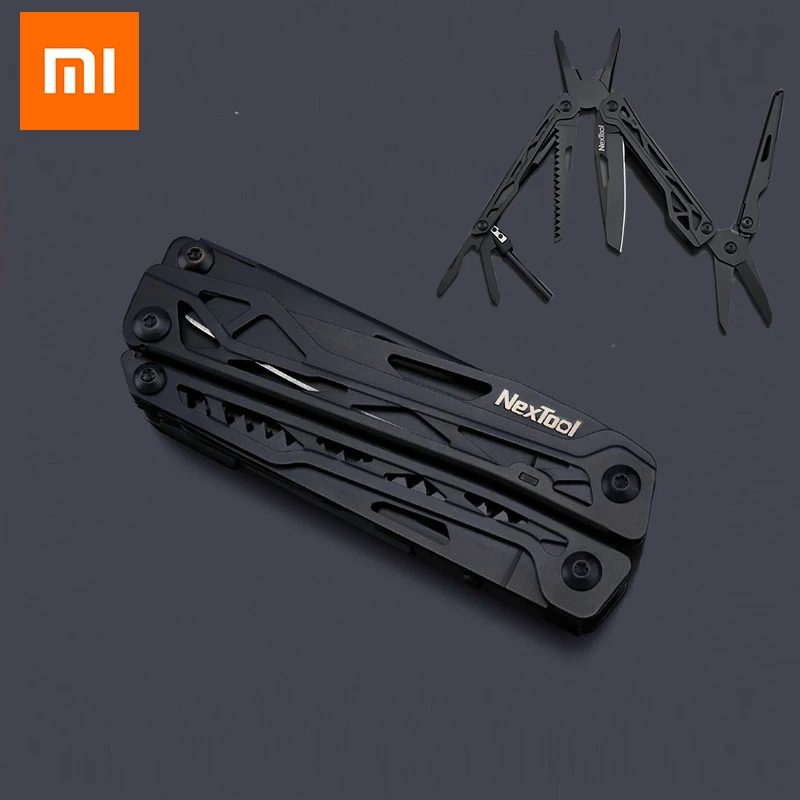 

XIAOMI Nextool 10 In1 Tools Sets Multifunctional Knife Blade Folding Pliers Camping Hiking Cycling Portable Scissors Opener