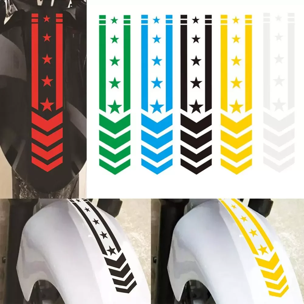 

Motorcycle Racing Body Side Warning Stripe Skirt Decal Sticker for All Cars Vinyl Bumper Decal Reflective Sticker