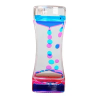double color sand hourglasses colorful liquid timer anxiety relief liquid motion timer bubble timer oil hourglaslock home decor