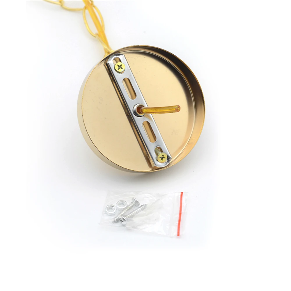 Винтажная основа для лампы E27 Потолочная подвесная цепочка в форме розы