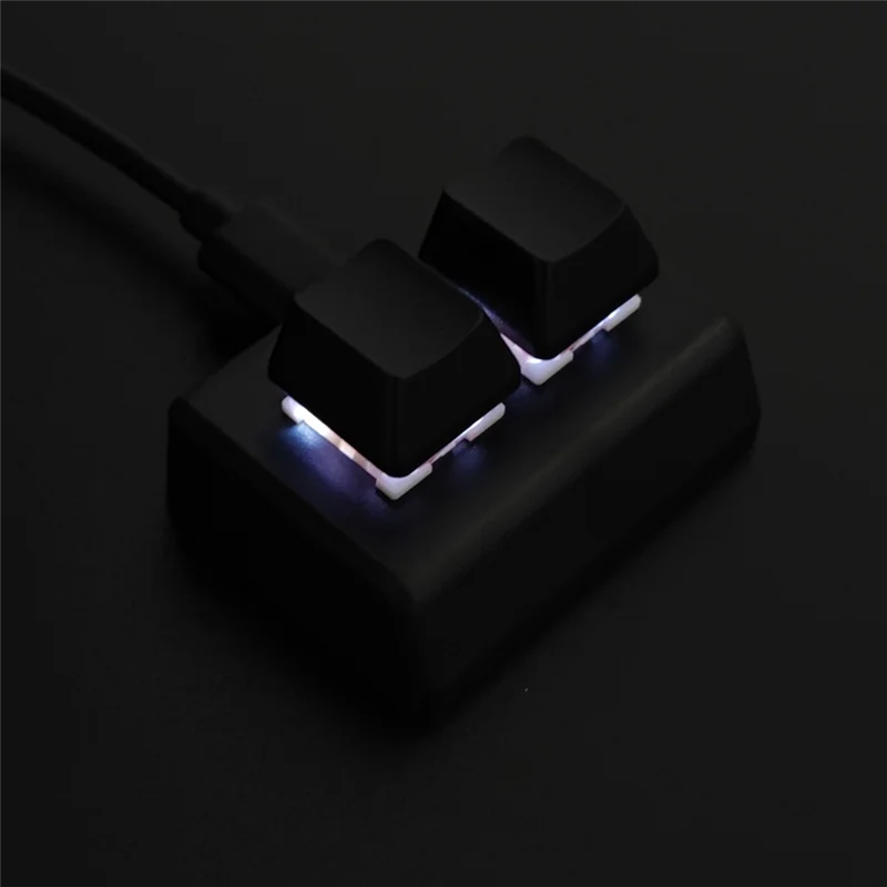 Клавиатура для макропрограммирования с 2 клавишами RGB мини-клавиатура игр