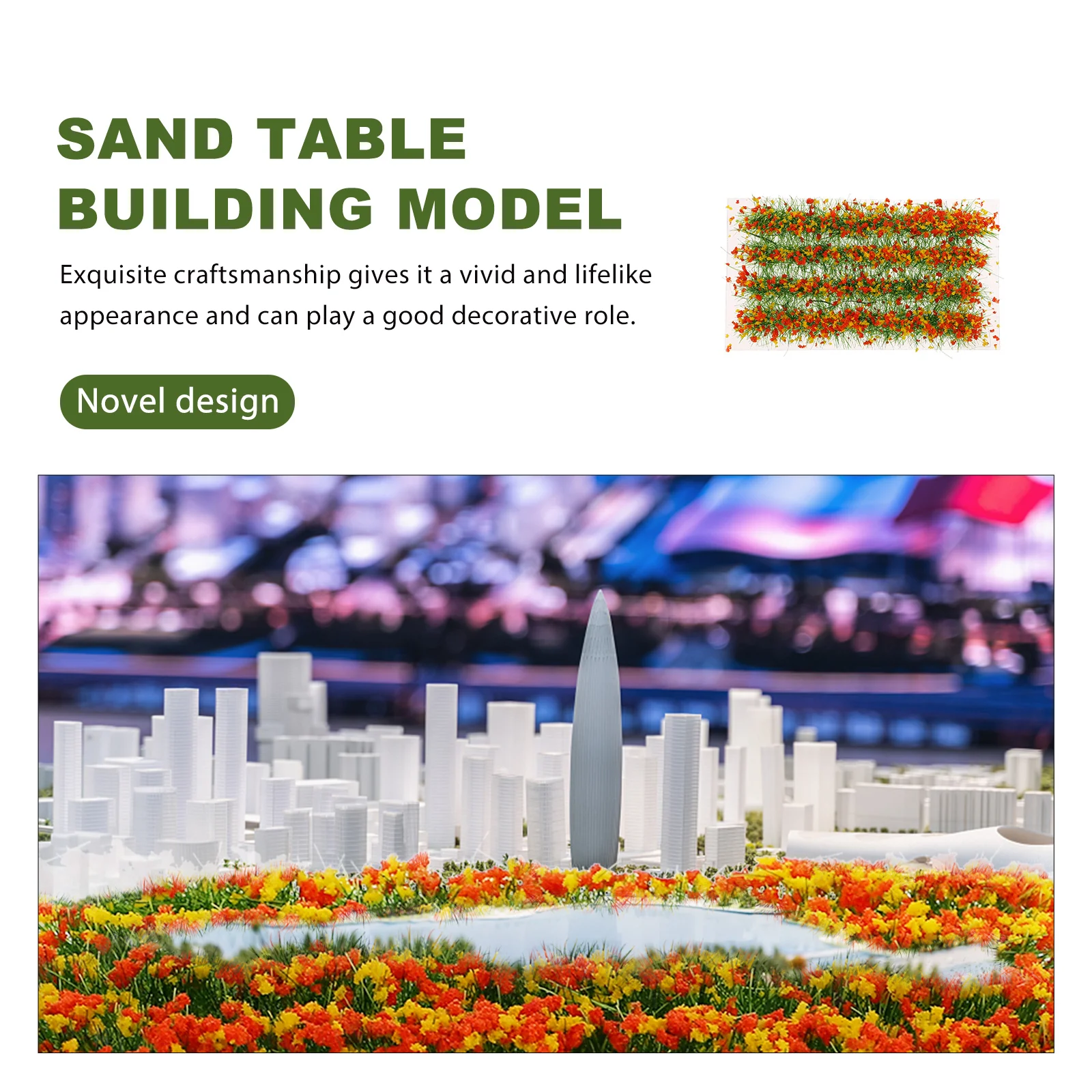 Поддельные подсолнухи искусственная трава домашние растения микро-пейзаж набор