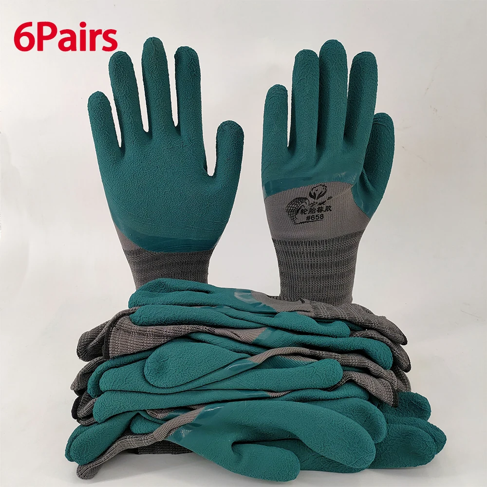 

Рабочие перчатки полиуретановые 6 пар