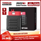 Диагностический сканер MUCAR BT200, инструмент для полной диагностики автомобиля, для сброса масла и SAS, бессрочный, с бесплатным обновлением