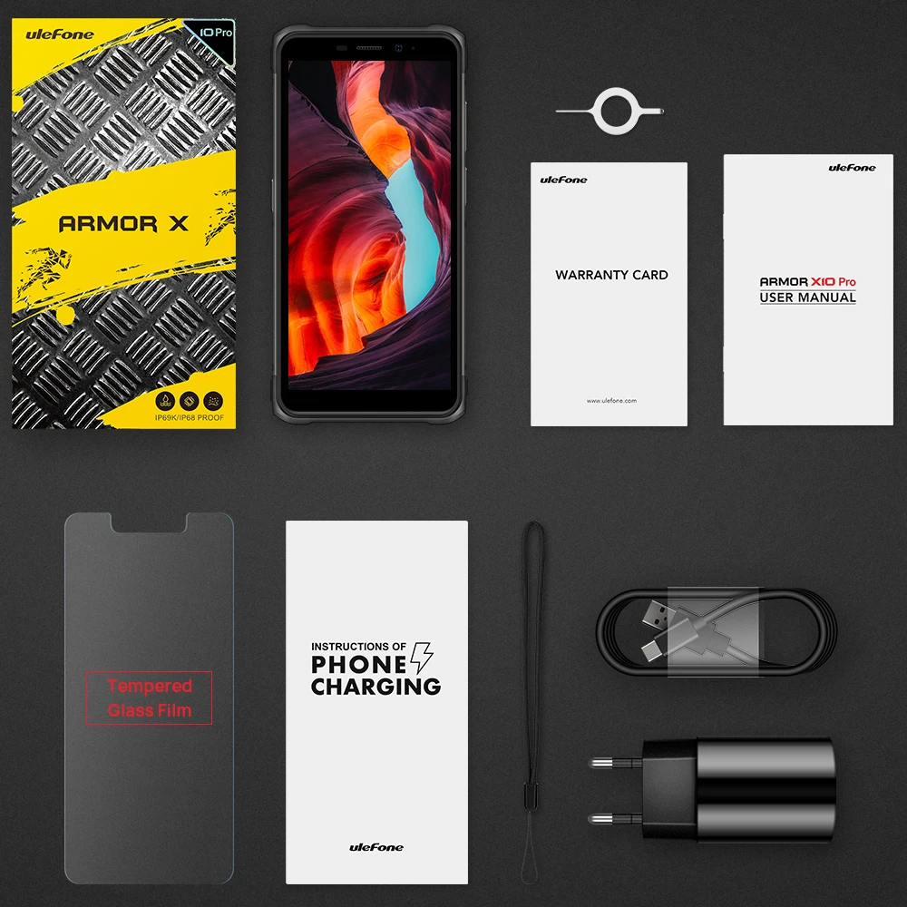 Rugged Smartphone Ulefone Armor X10 Pro Octa Core Mobile Phone Android 11 5.45 Inch Helio P22  IP68 Waterproof 4G+64G Cellphones