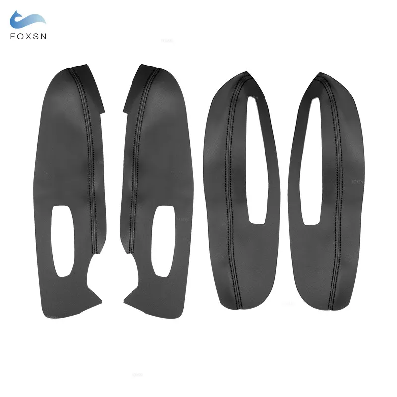 

Для Renault Kadjar 2016 2017 2018 крышка панели подлокотника из кожи и микрофибры 4 шт. с крепежными фитингами аксессуары для интерьера автомобиля