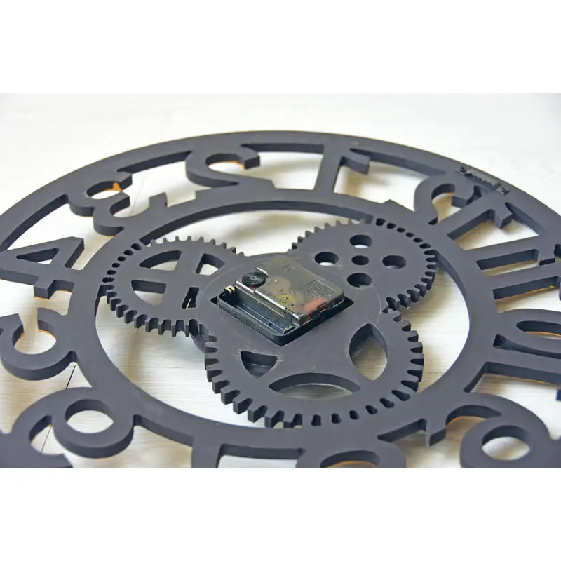 Промышленные классические настенные часы FooNaa с цифрами 16 дюймов домашний