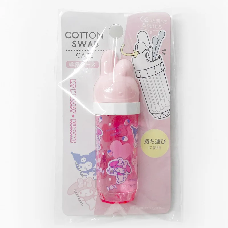 Sanrioed My Melody ватный тампон коробка для хранения милый креативный мультяшный