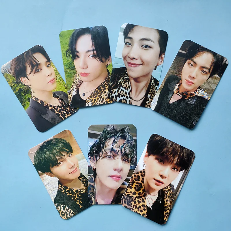 

KPOP bangtan boys New Album Memories of 2022 Memoirs Leopard Print Photo Cards LOMO Cards High Quality Photo Cards Gifts JK SUGA