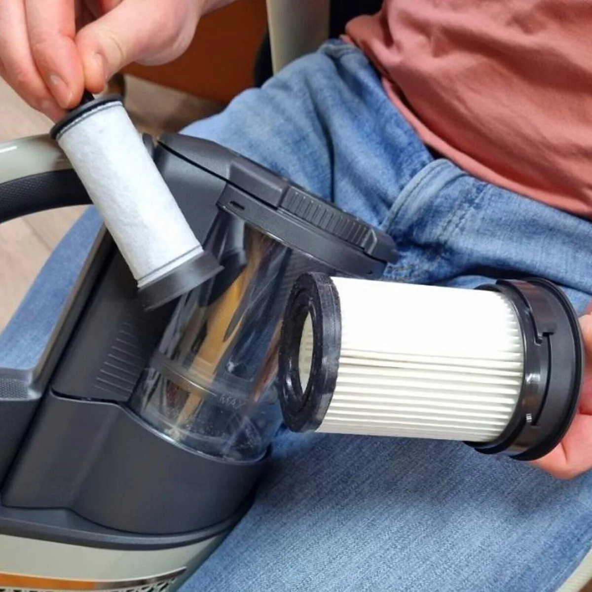 2 шт. сменные Hepa-фильтры для пылесосов Miele Triflex HX1