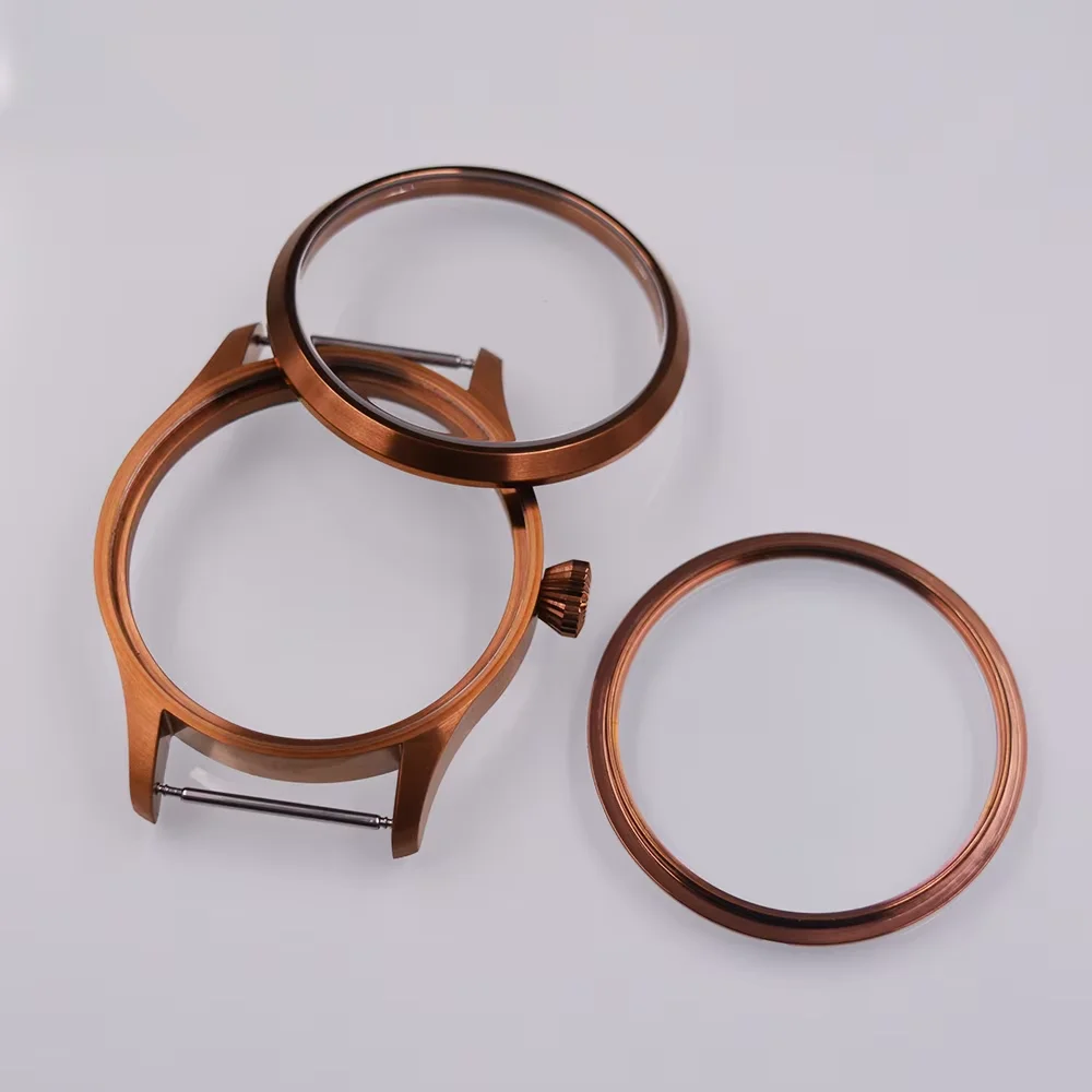 Корпус часов из цельной стали 42 мм подходит для механизма ETA 6497 6498 ST3600 3620 корпус