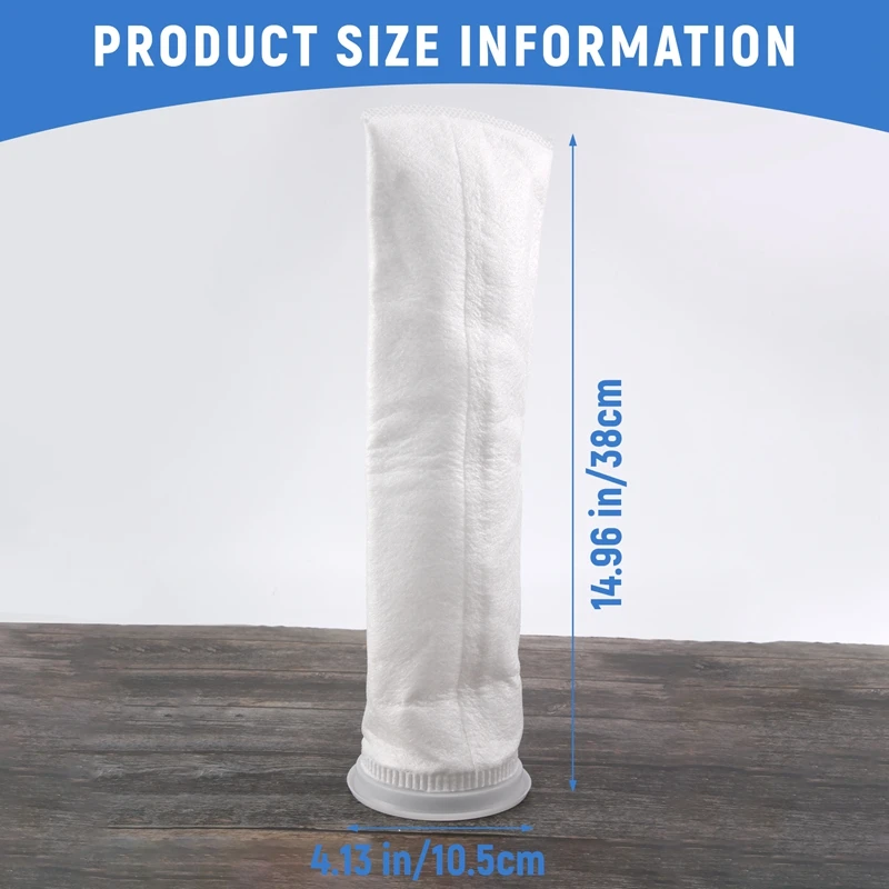 4 упаковки фильтрующих носков 200 микрометров для аквариума/сальского аквариума