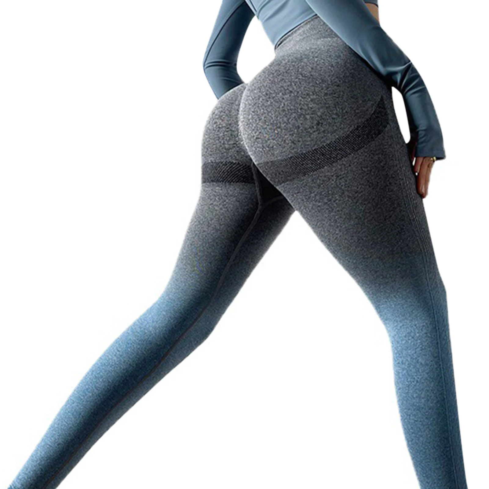 Women Yoga Leggings Fitness Running Pants High Waist Tummy Activewear Energy Seamless Push Up Fitness Sportswear Gym Wear