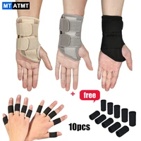 mtatmt 11pcs adjustable wristband carpal tunnel wrist support brace splint arthritis gloves hand wrap for sport pain relief