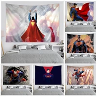 bandai superman hanging bohemian tapestry hanging tarot hippie wall rugs dorm wall art decor